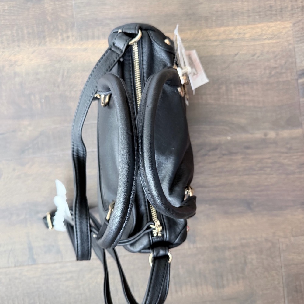 NWT Jessica Simpson Sarina Studded Satchel | Black - Picture 6 of 9